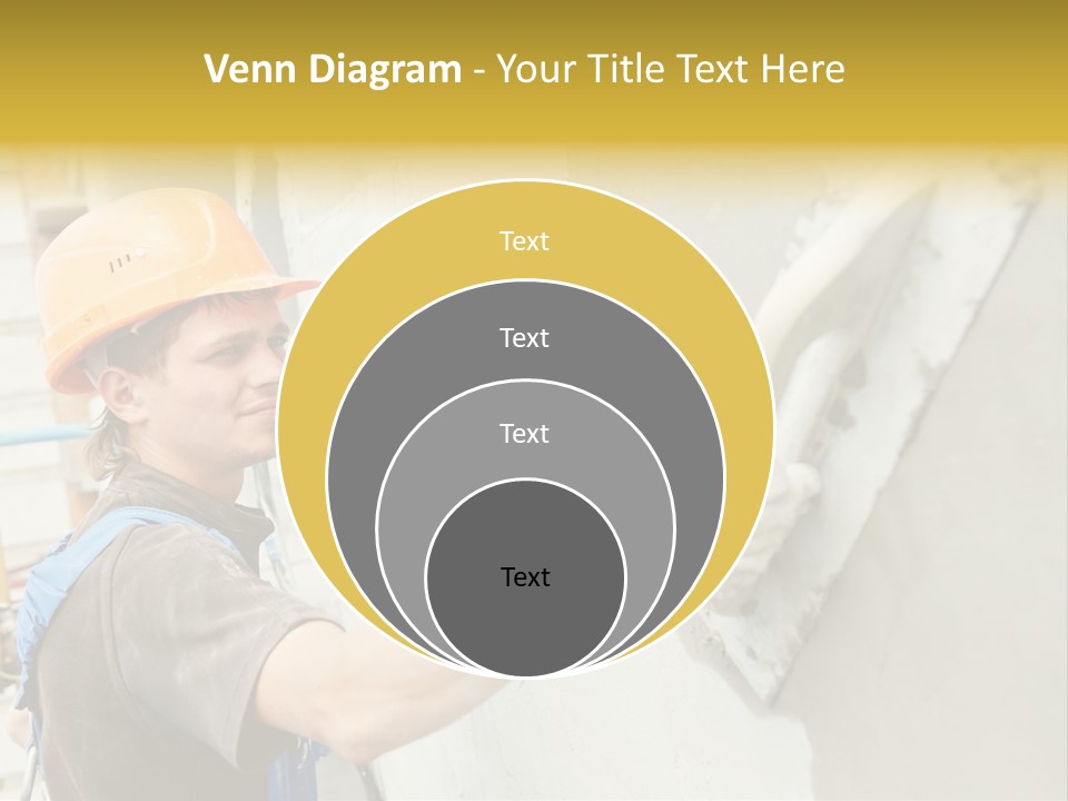 Workman Helmet Painter PowerPoint Template