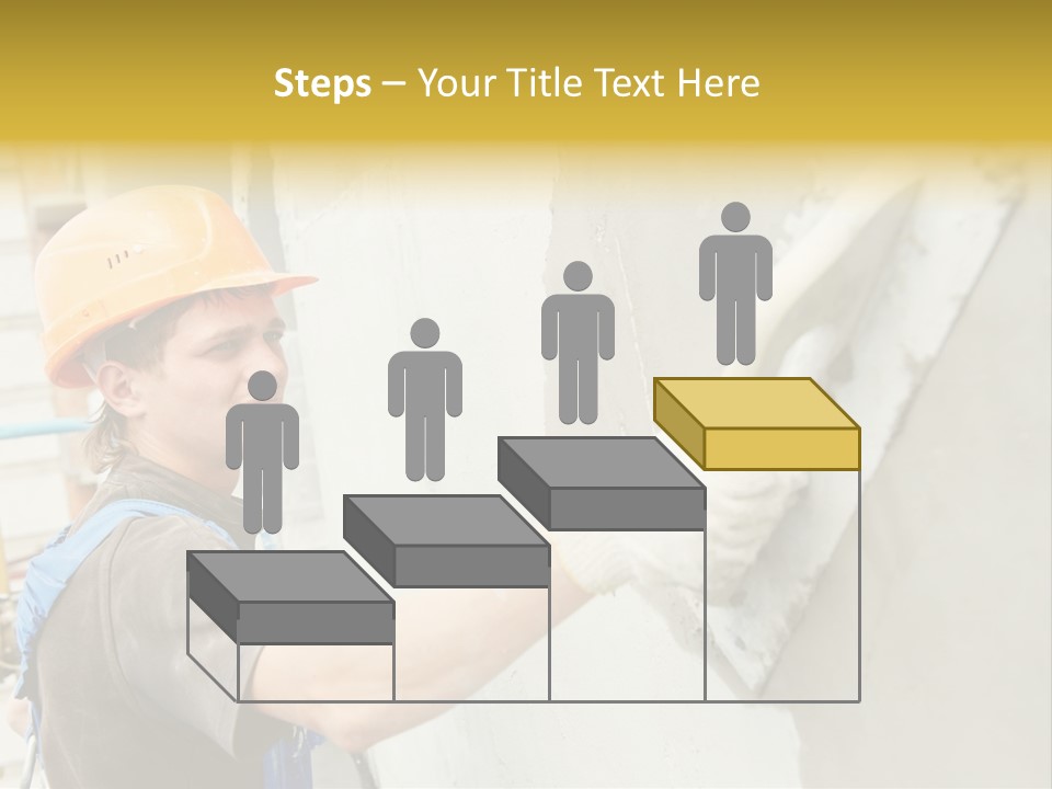 Workman Helmet Painter PowerPoint Template