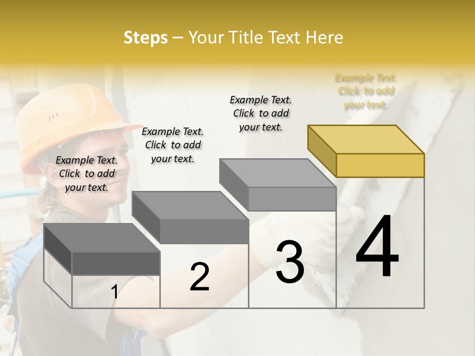 Workman Helmet Painter PowerPoint Template