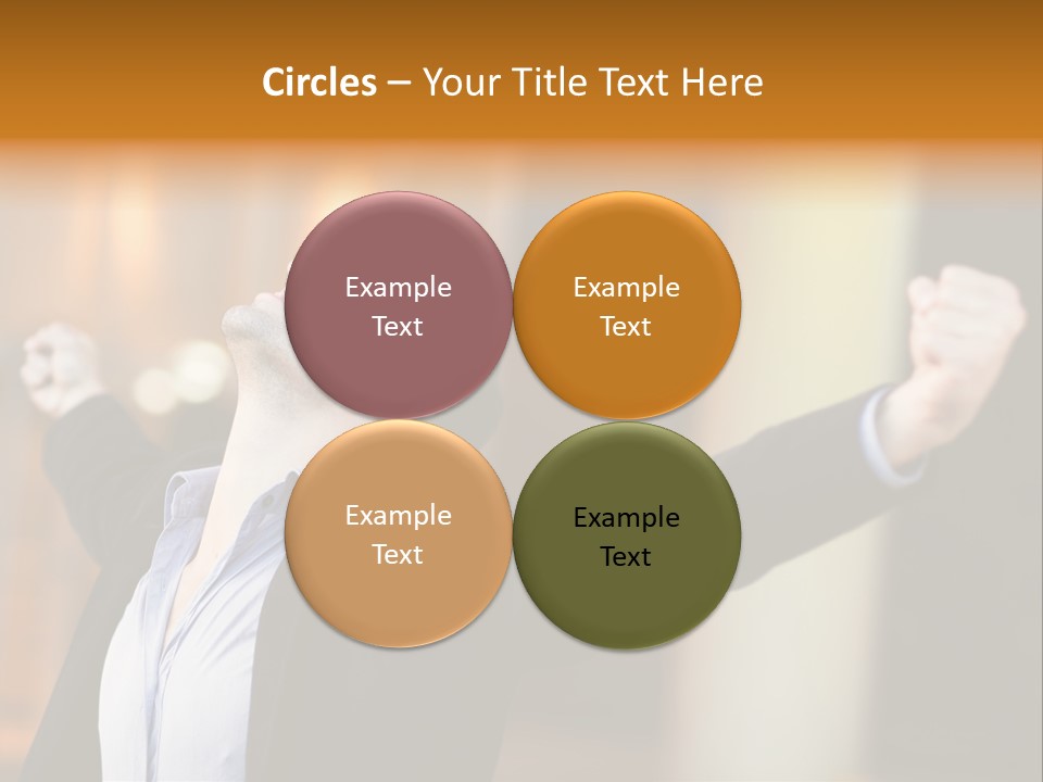 Success Male Win PowerPoint Template