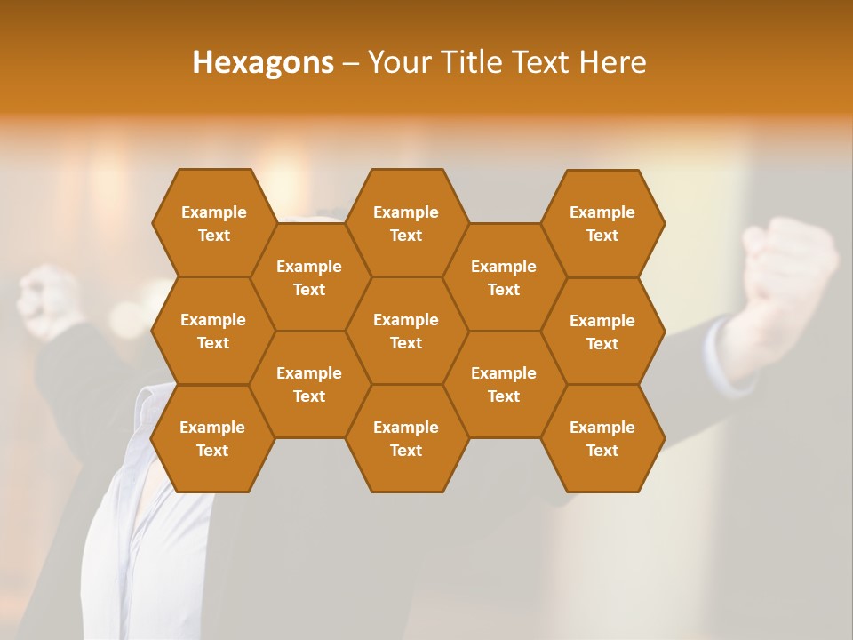 Success Male Win PowerPoint Template