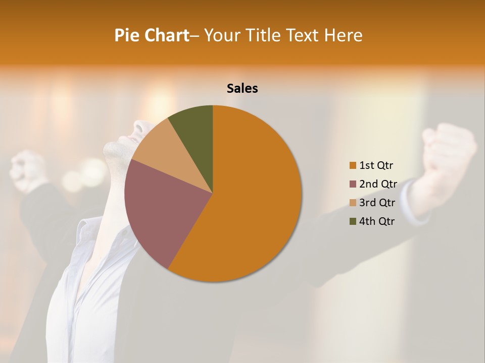 Success Male Win PowerPoint Template