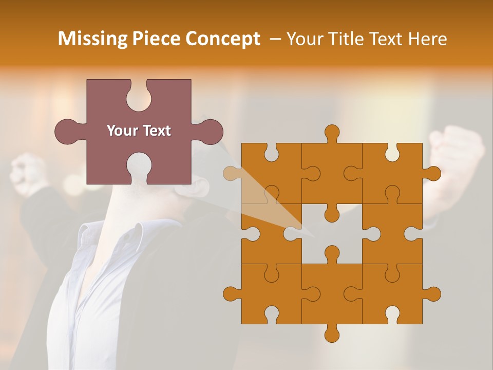 Success Male Win PowerPoint Template