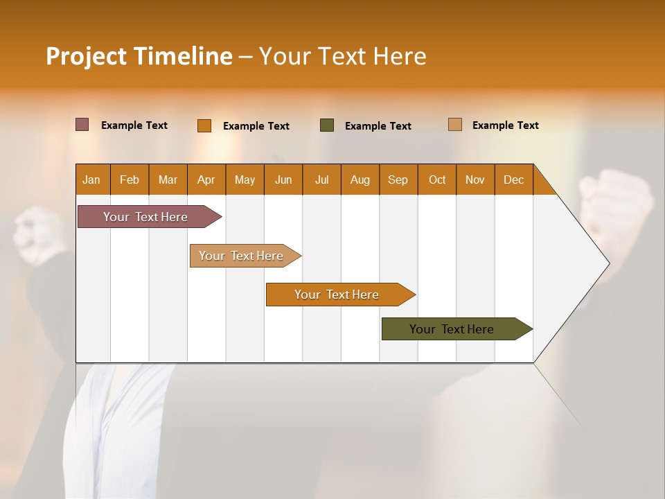 Success Male Win PowerPoint Template
