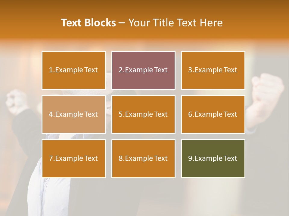 Success Male Win PowerPoint Template