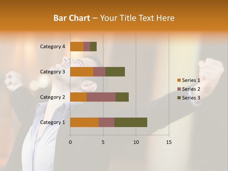 Success Male Win PowerPoint Template