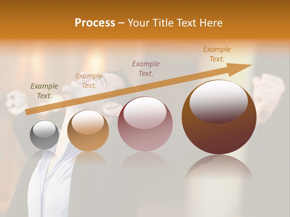 Success Male Win PowerPoint Template