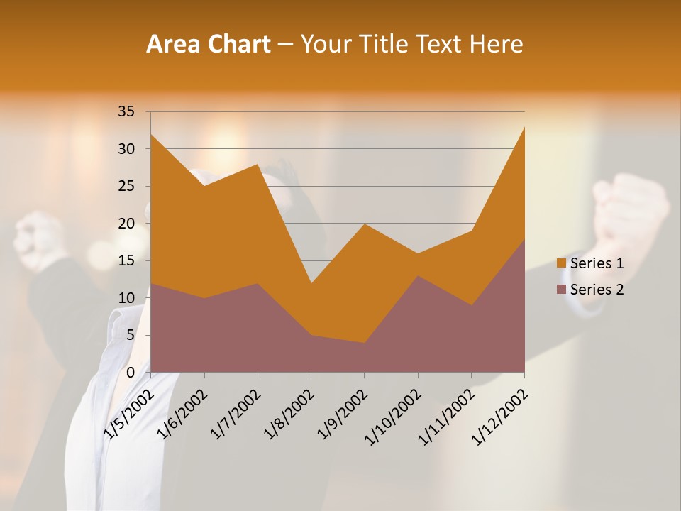 Success Male Win PowerPoint Template