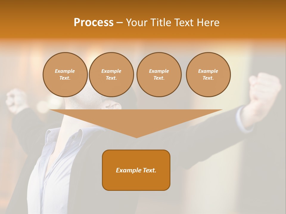 Success Male Win PowerPoint Template