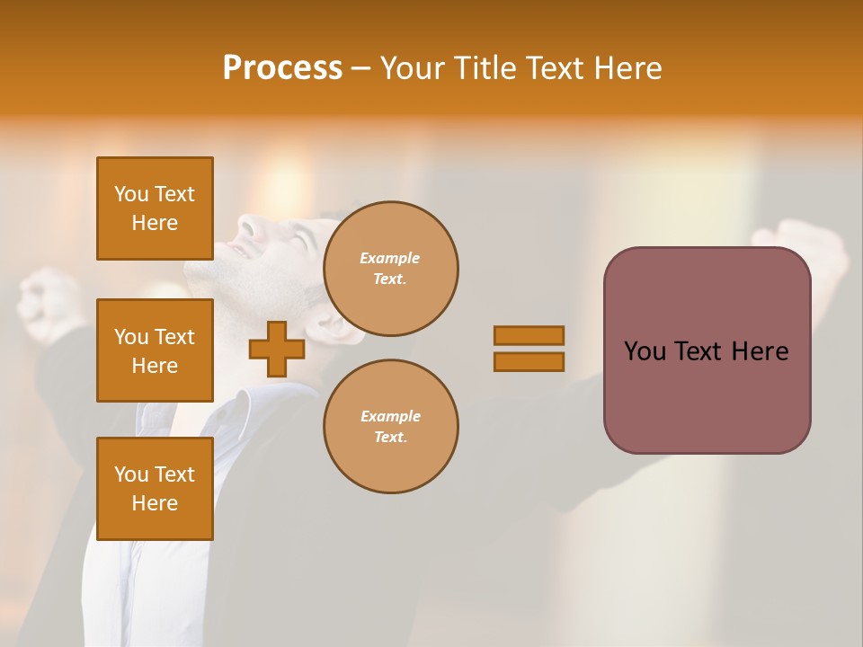 Success Male Win PowerPoint Template