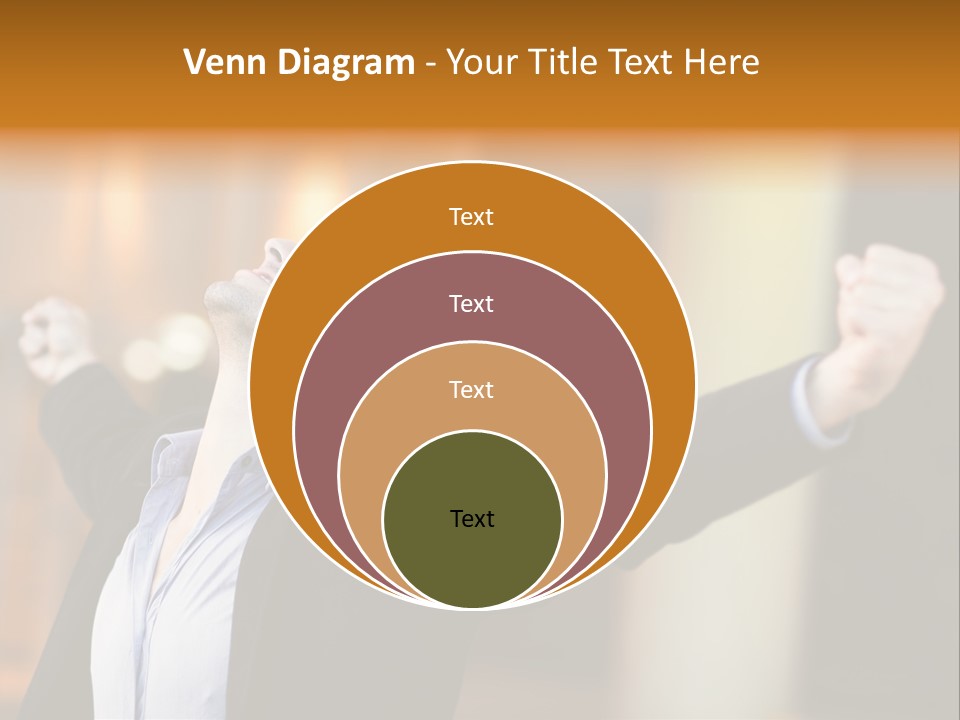 Success Male Win PowerPoint Template