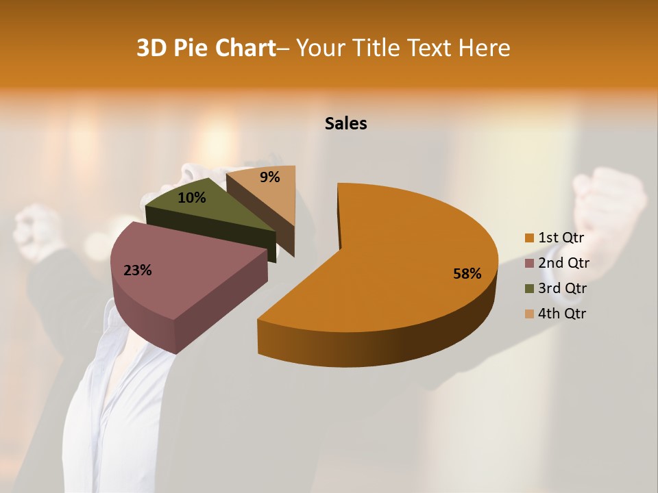 Success Male Win PowerPoint Template