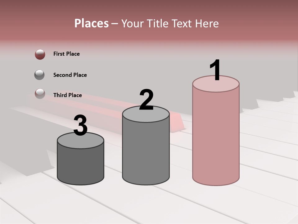 A Red Piano Powerpoint Presentation Is Shown PowerPoint Template