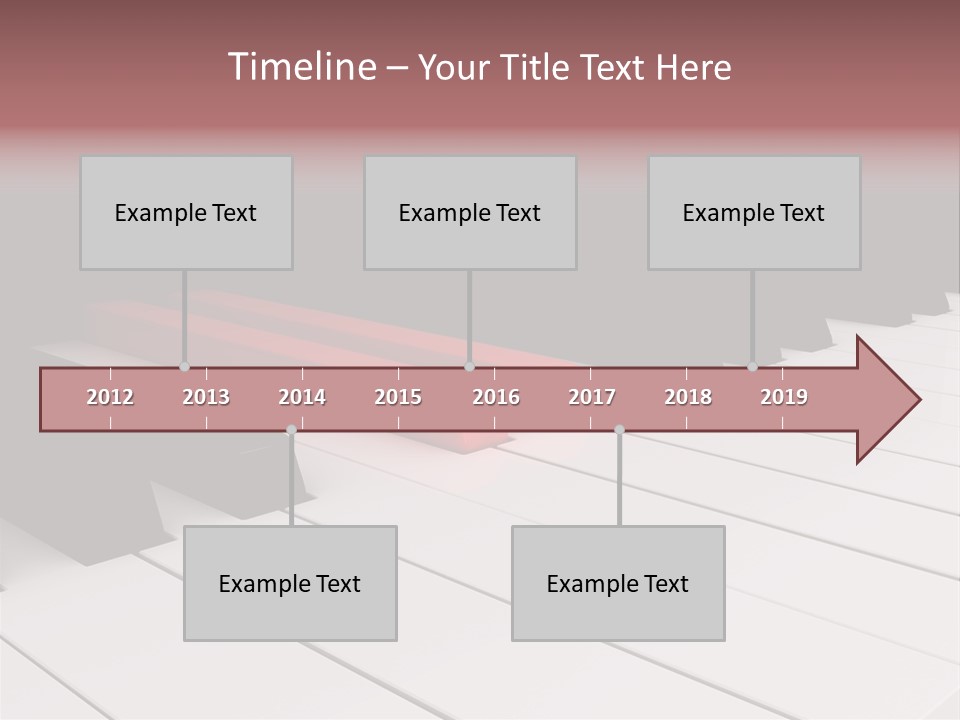 A Red Piano Powerpoint Presentation Is Shown PowerPoint Template