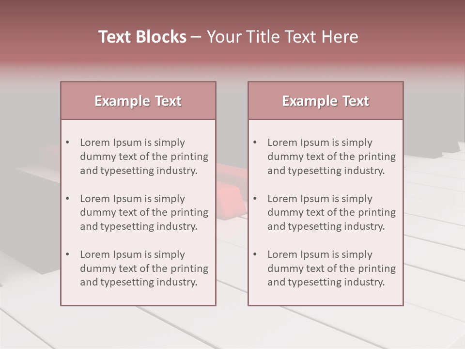 A Red Piano Powerpoint Presentation Is Shown PowerPoint Template
