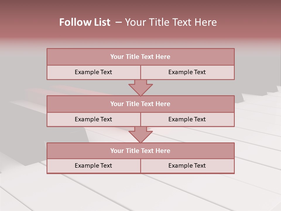 A Red Piano Powerpoint Presentation Is Shown PowerPoint Template