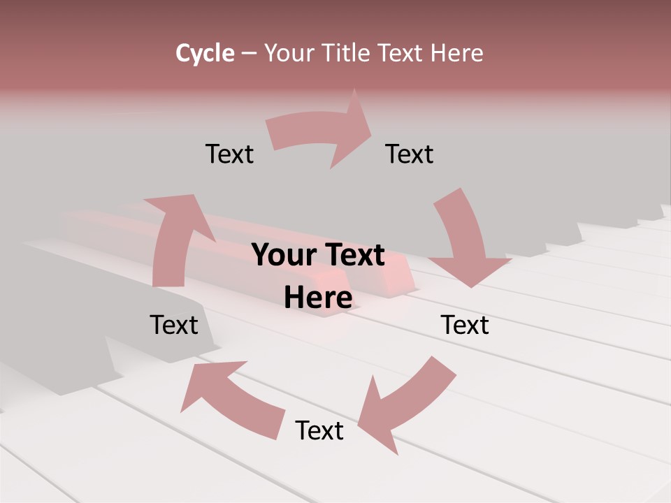 A Red Piano Powerpoint Presentation Is Shown PowerPoint Template