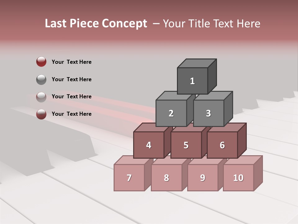 A Red Piano Powerpoint Presentation Is Shown PowerPoint Template