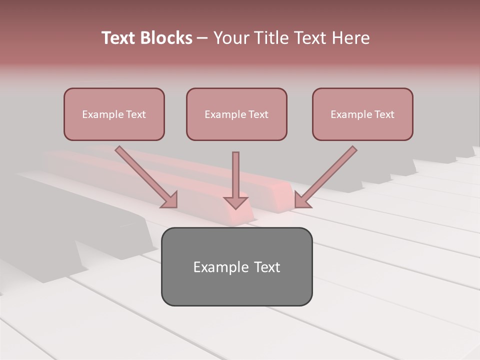 A Red Piano Powerpoint Presentation Is Shown PowerPoint Template