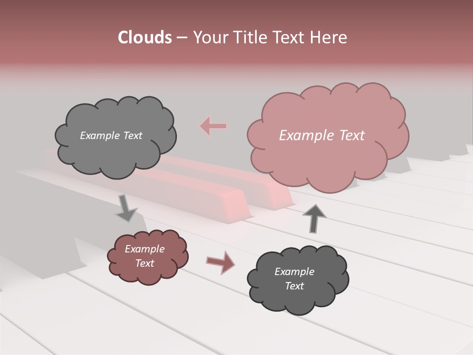 A Red Piano Powerpoint Presentation Is Shown PowerPoint Template