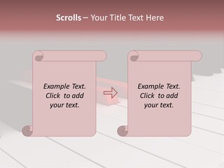 A Red Piano Powerpoint Presentation Is Shown PowerPoint Template