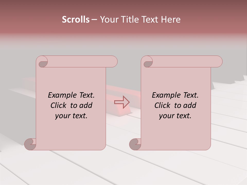 A Red Piano Powerpoint Presentation Is Shown PowerPoint Template