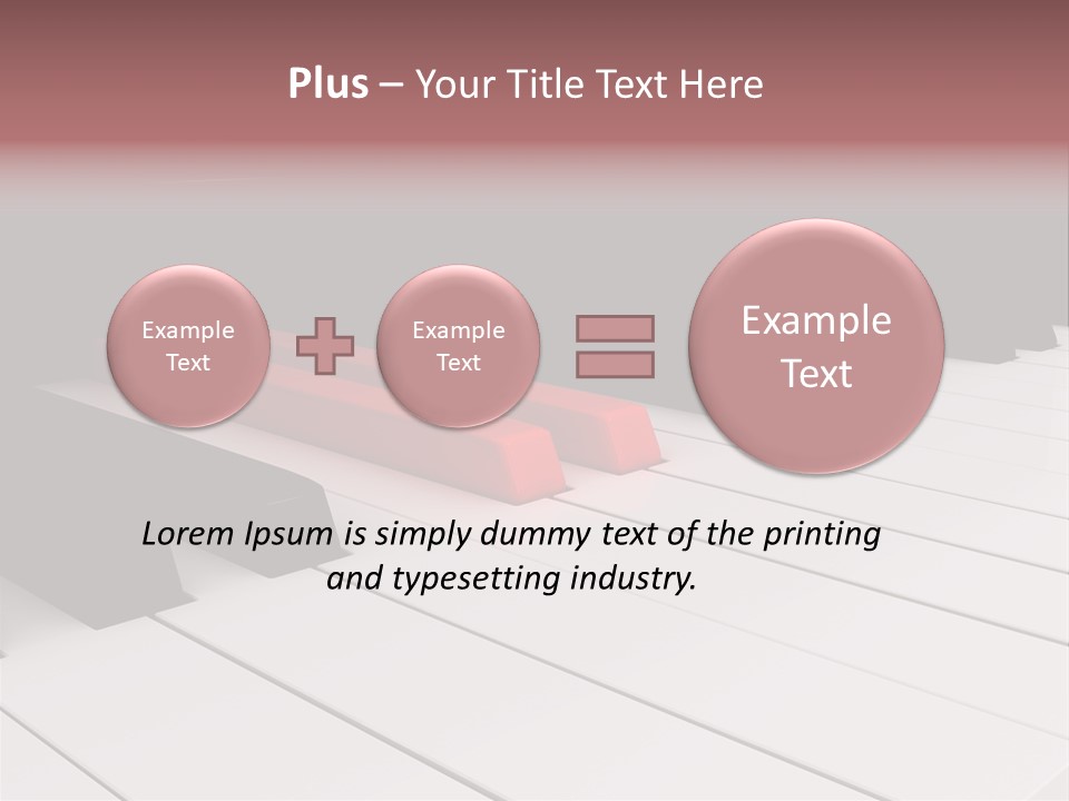 A Red Piano Powerpoint Presentation Is Shown PowerPoint Template
