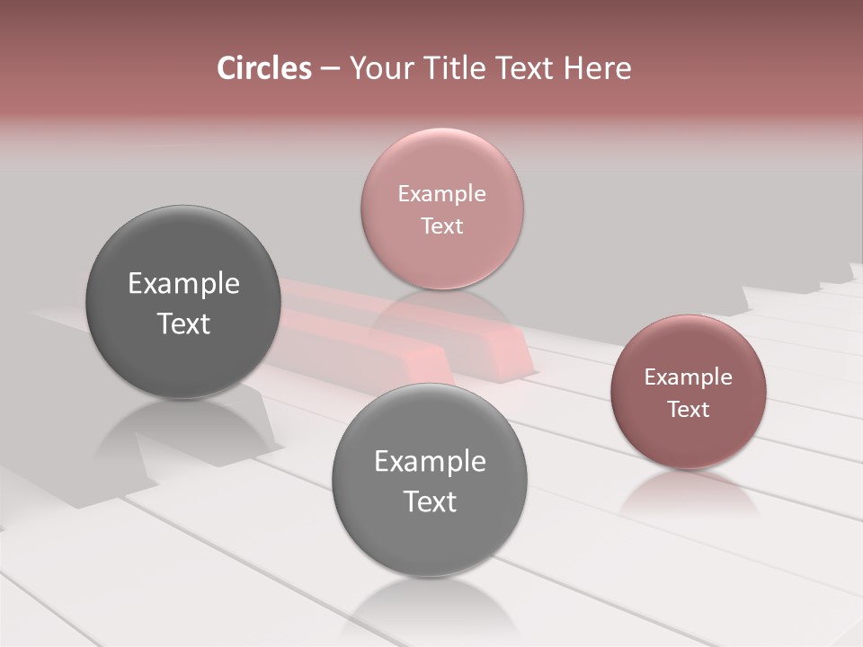 A Red Piano Powerpoint Presentation Is Shown PowerPoint Template