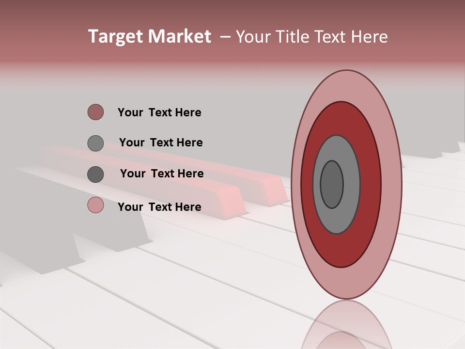 A Red Piano Powerpoint Presentation Is Shown PowerPoint Template