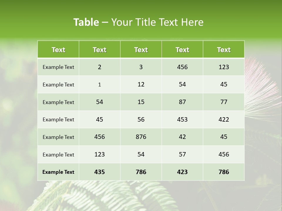 Majestic Acacia Silk PowerPoint Template