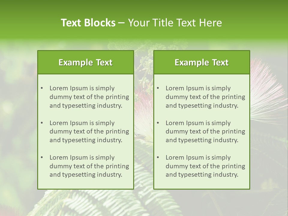 Majestic Acacia Silk PowerPoint Template