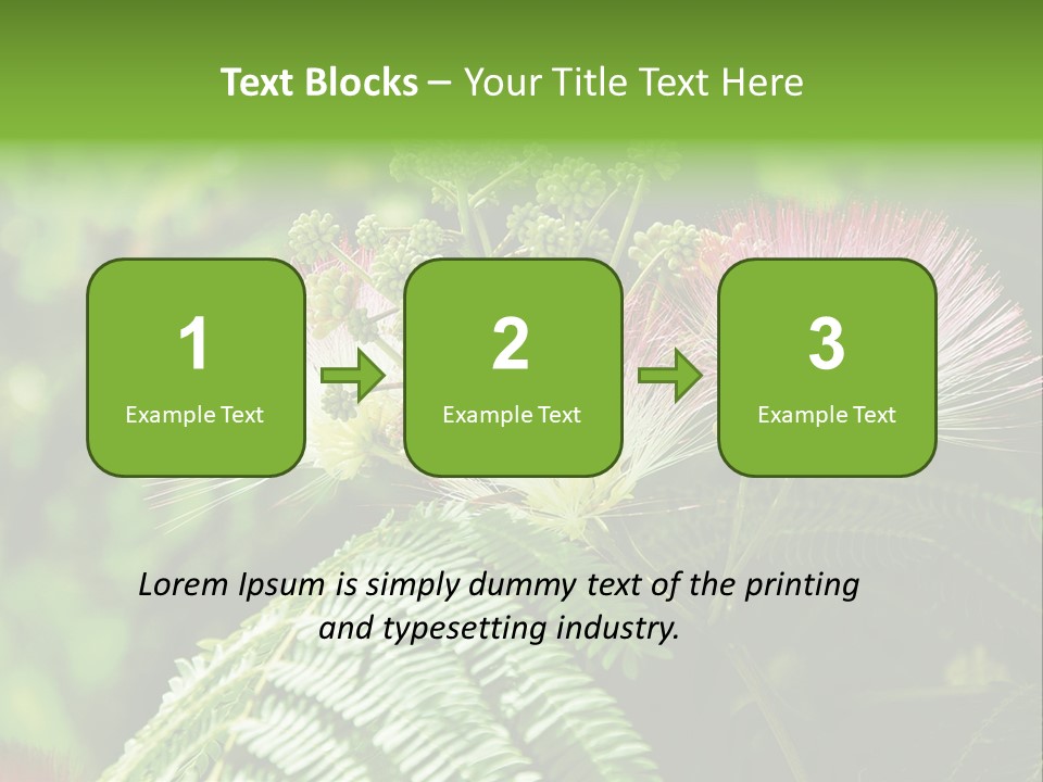 Majestic Acacia Silk PowerPoint Template