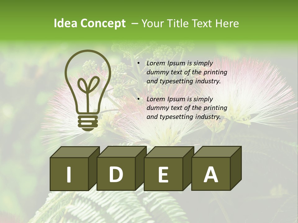 Majestic Acacia Silk PowerPoint Template