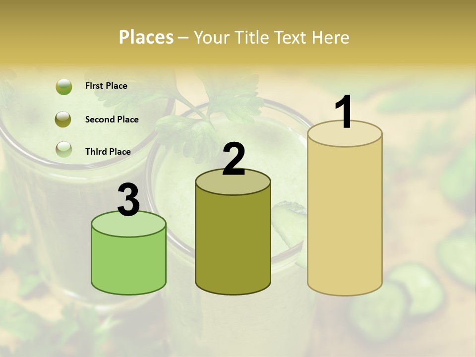 Cold Fresh Juice Cocktail PowerPoint Template