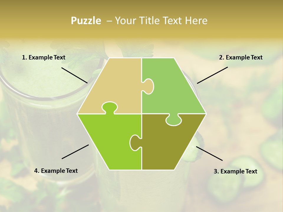 Cold Fresh Juice Cocktail PowerPoint Template