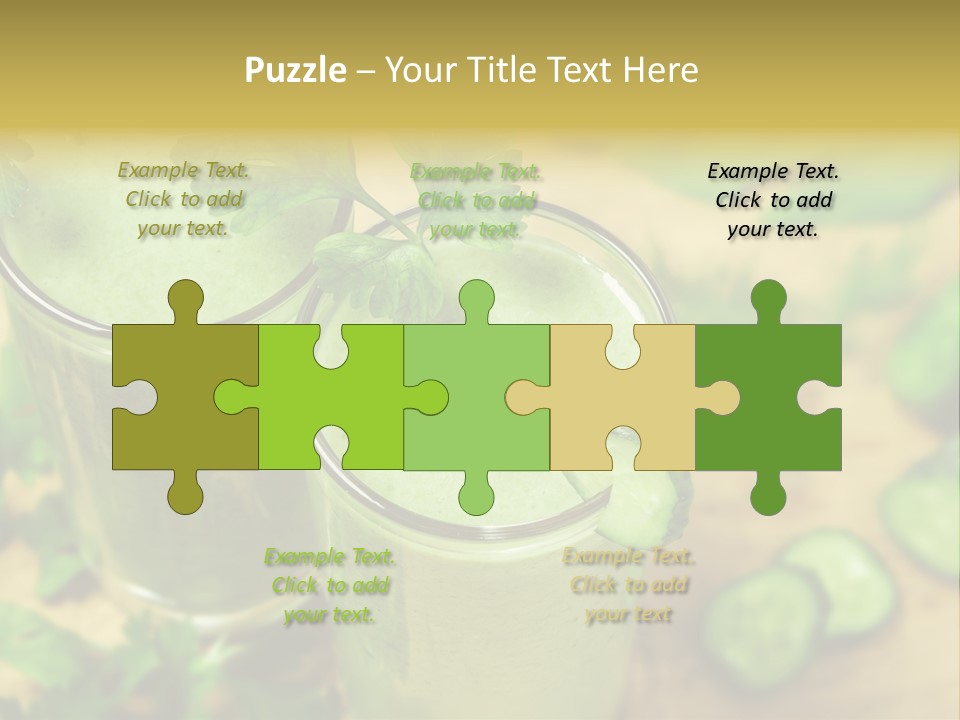 Cold Fresh Juice Cocktail PowerPoint Template