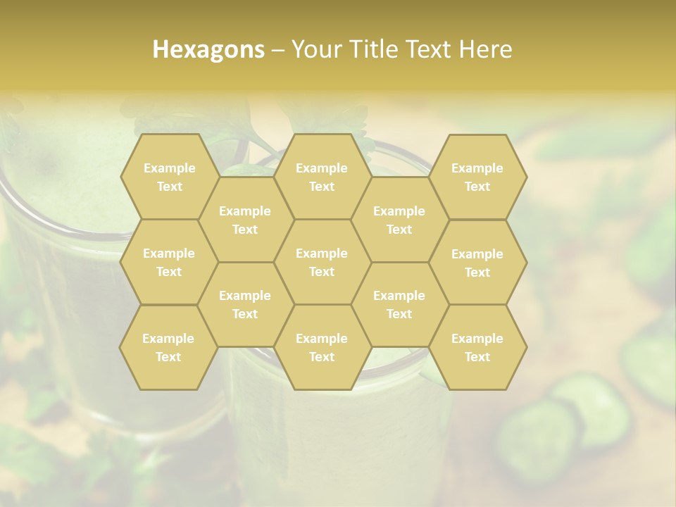 Cold Fresh Juice Cocktail PowerPoint Template