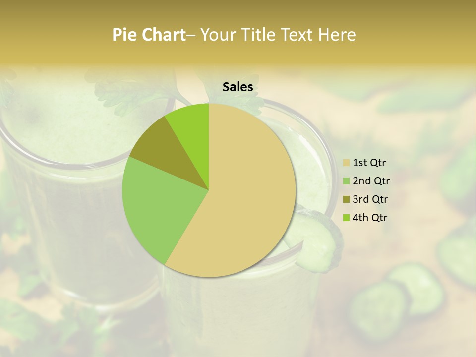 Cold Fresh Juice Cocktail PowerPoint Template