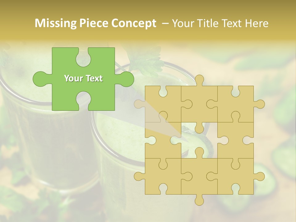 Cold Fresh Juice Cocktail PowerPoint Template