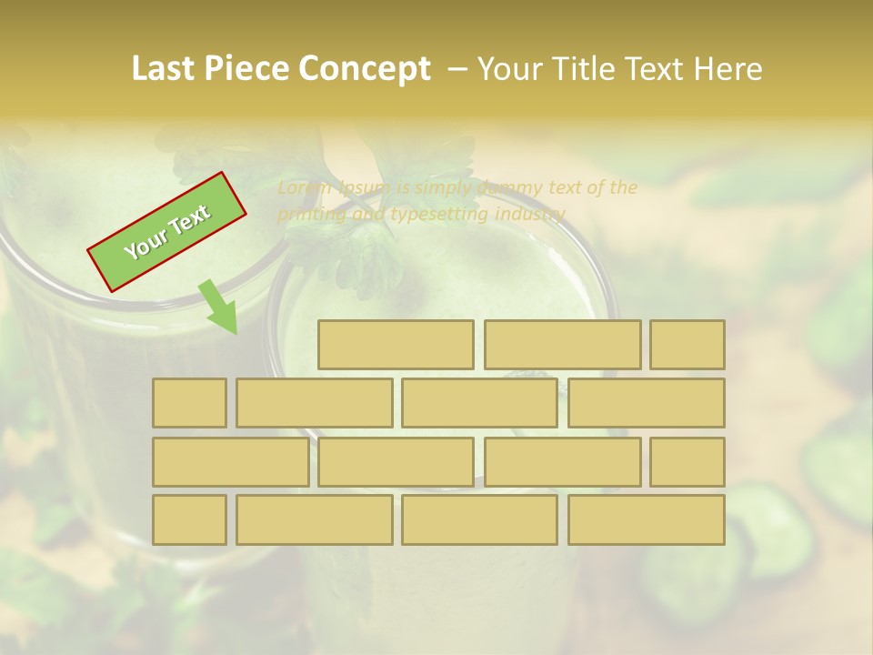 Cold Fresh Juice Cocktail PowerPoint Template