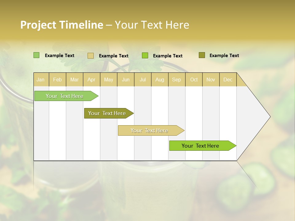 Cold Fresh Juice Cocktail PowerPoint Template