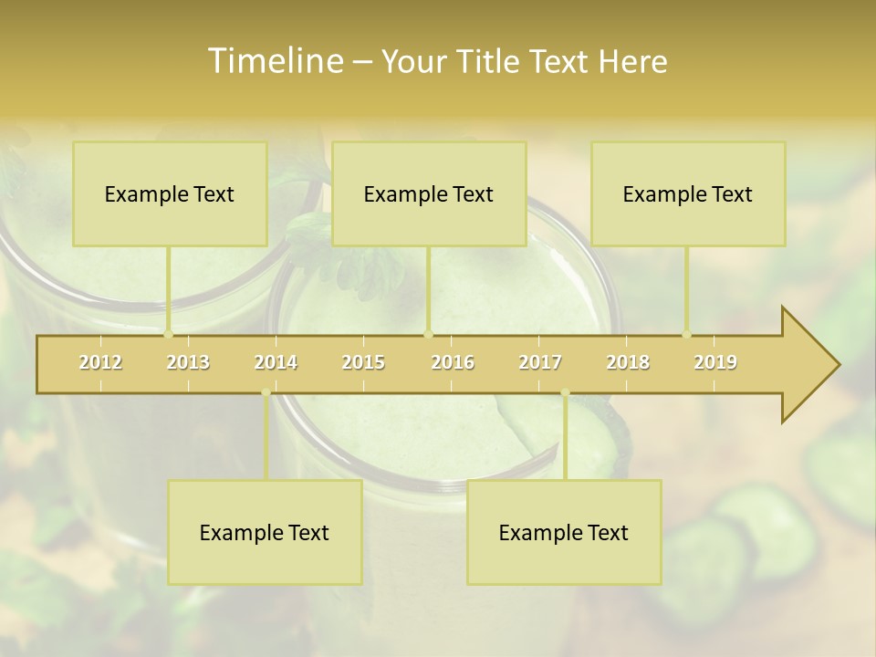 Cold Fresh Juice Cocktail PowerPoint Template