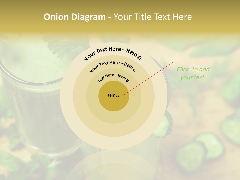 Cold Fresh Juice Cocktail PowerPoint Template