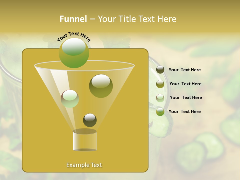 Cold Fresh Juice Cocktail PowerPoint Template