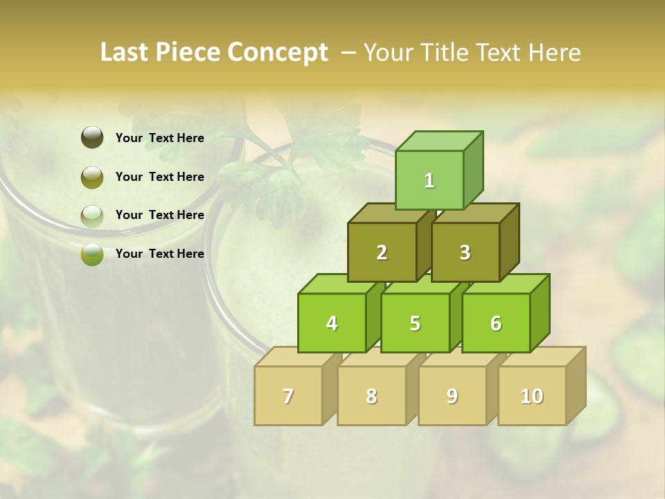 Cold Fresh Juice Cocktail PowerPoint Template