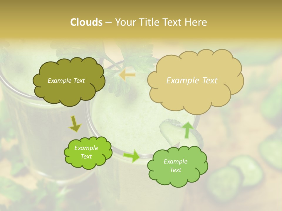 Cold Fresh Juice Cocktail PowerPoint Template