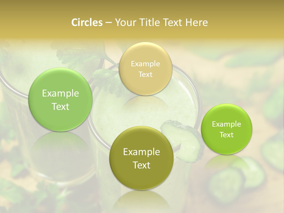 Cold Fresh Juice Cocktail PowerPoint Template