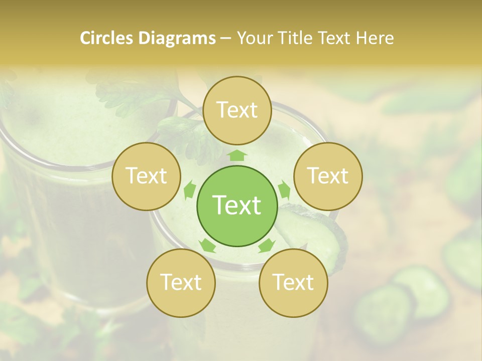 Cold Fresh Juice Cocktail PowerPoint Template