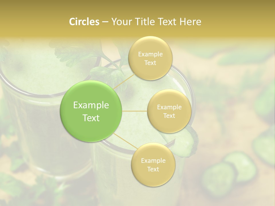 Cold Fresh Juice Cocktail PowerPoint Template