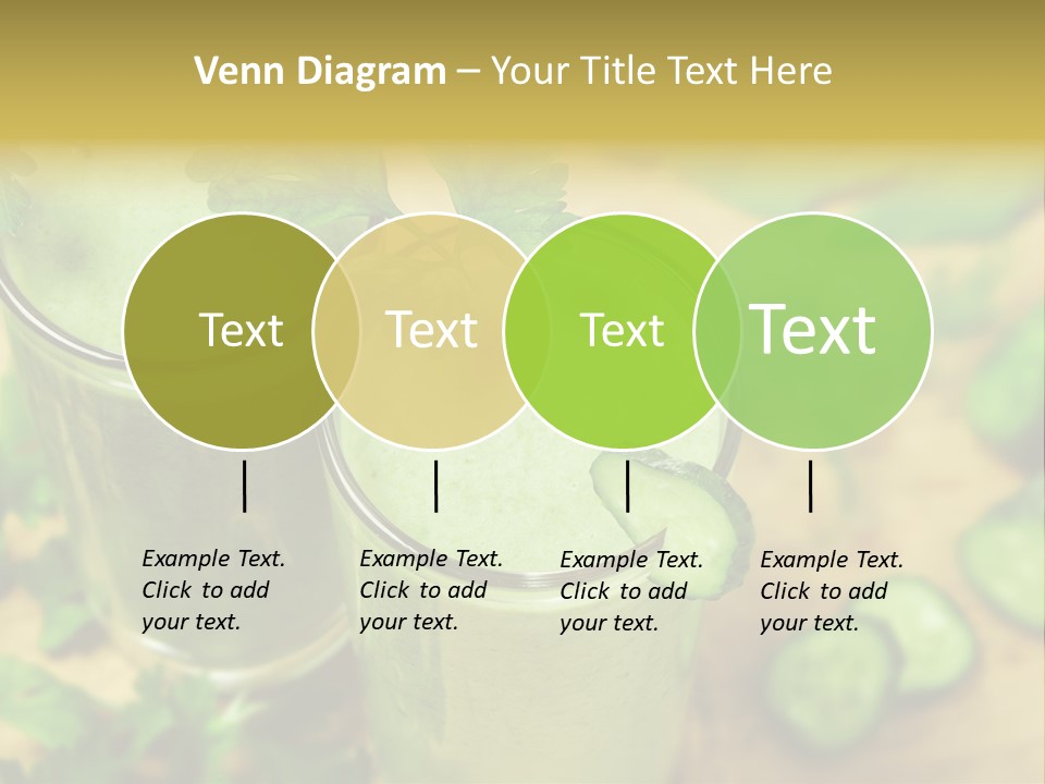 Cold Fresh Juice Cocktail PowerPoint Template